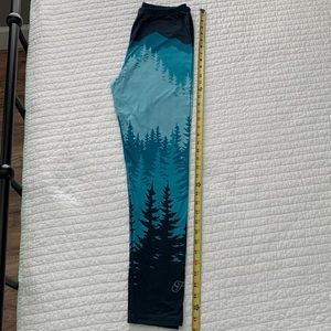 ACE Leggings L pine tree print